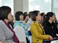 2013年1月18日下午，幸福海南520场公益巡回演讲首场活动现场一角。