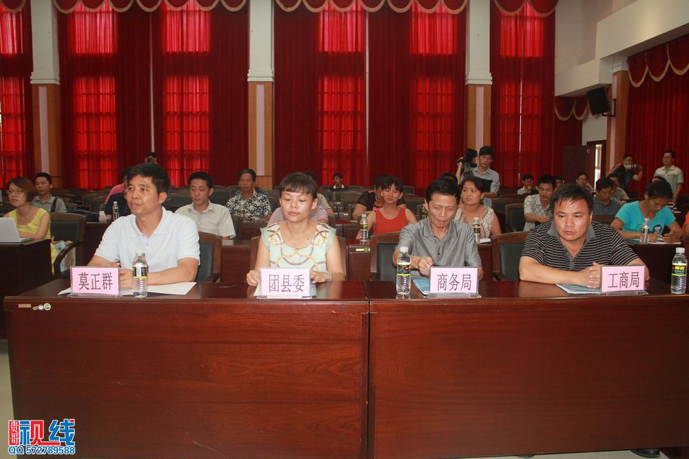 农民博览会官方网站启动仪式暨屯昌县电子商务协会成立大会现场实况。（周宗贵 摄影） (7).jpg