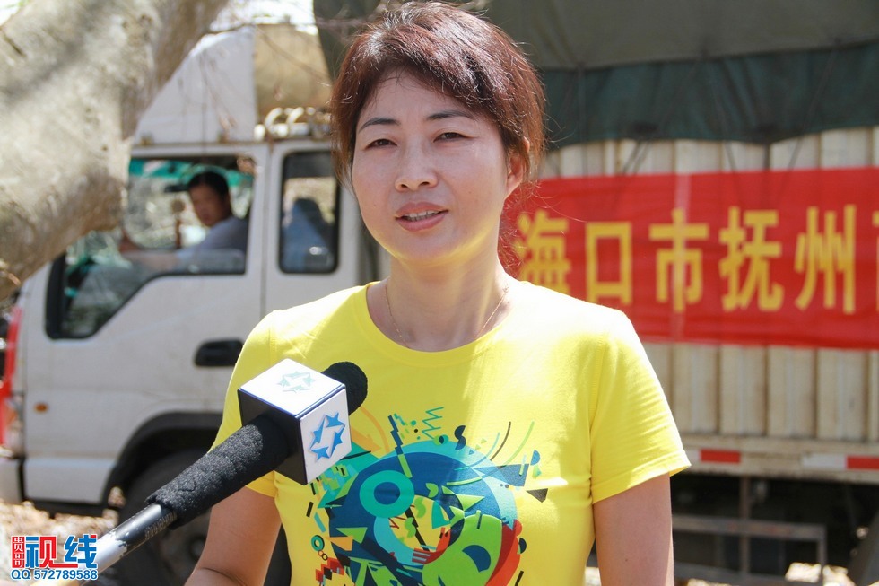 超强台风“威马逊”袭击海南  海口抚州商会爱心物资送灾区（周宗贵 摄） (18).jpg