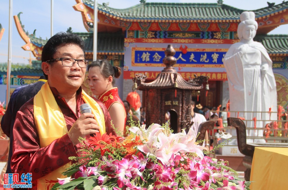 海南冯宝冼夫人纪念馆暨冯氏宗祠落成典礼现场实况。（周宗贵 摄） (31).jpg