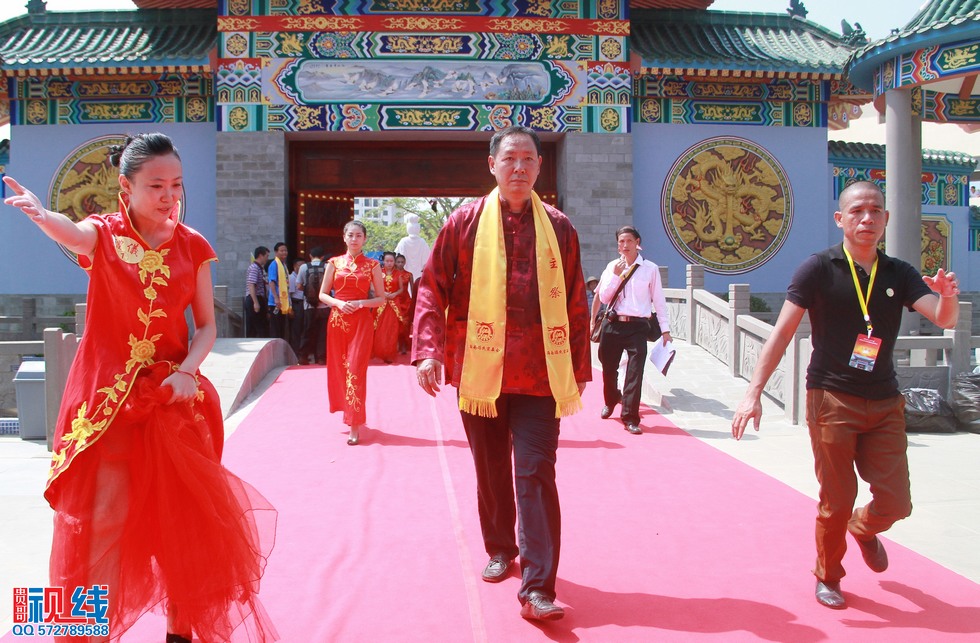 海南冯宝冼夫人纪念馆暨冯氏宗祠落成典礼现场实况。（周宗贵 摄） (42).jpg