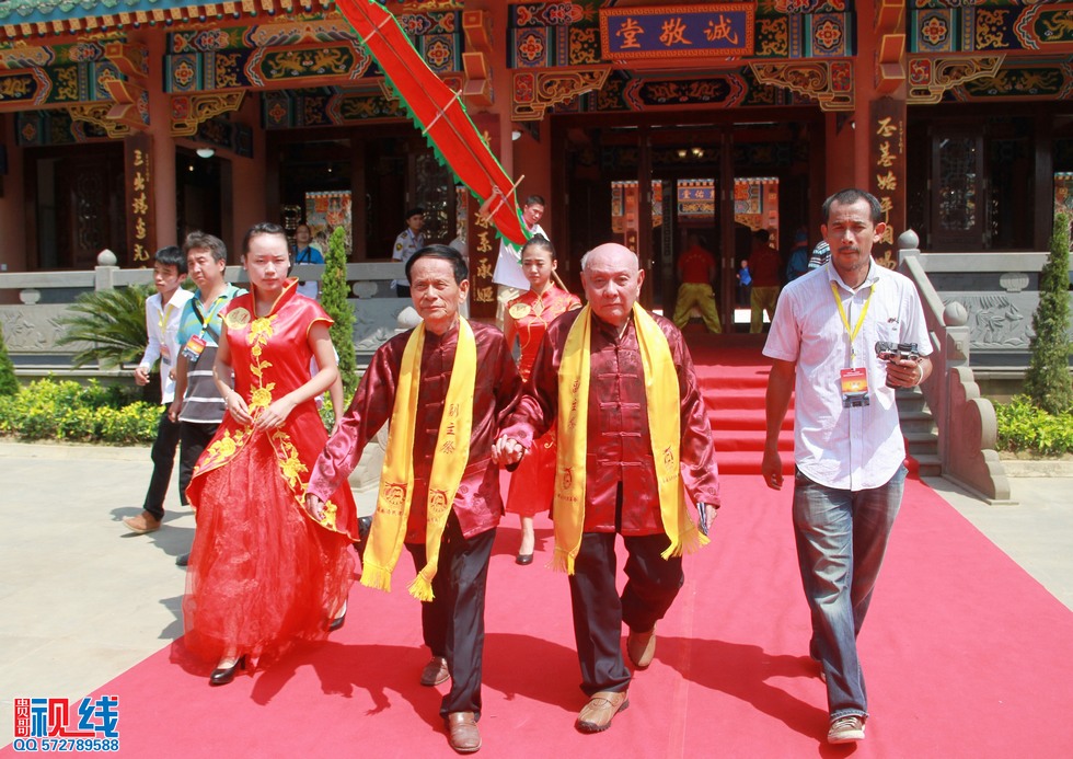 海南冯宝冼夫人纪念馆暨冯氏宗祠落成典礼现场实况。（周宗贵 摄） (49).jpg