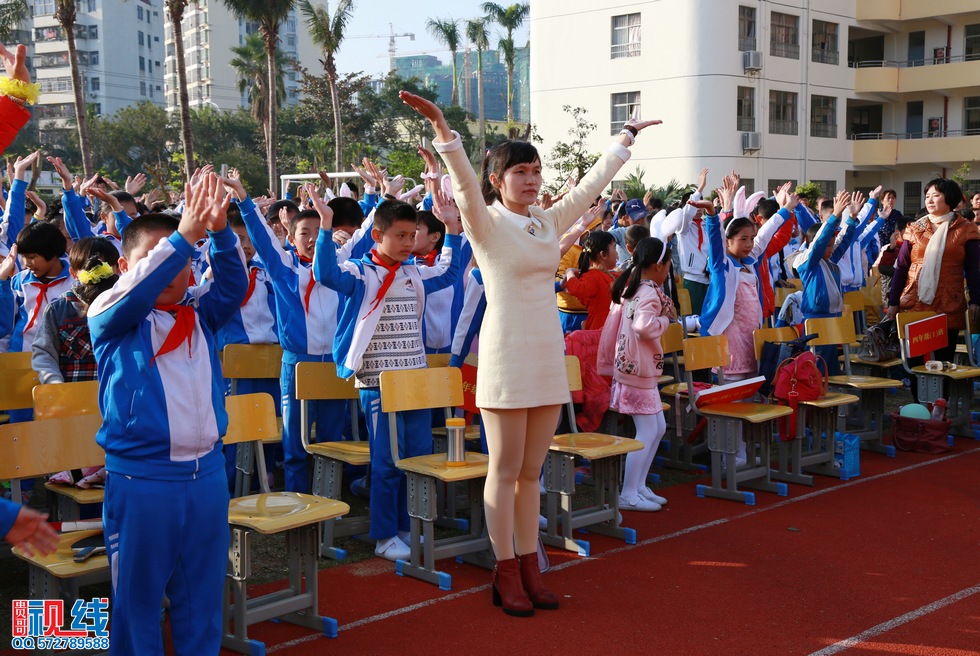 海口第29小学举办第三届艺术节现场实况。（周宗贵 摄） (92).jpg