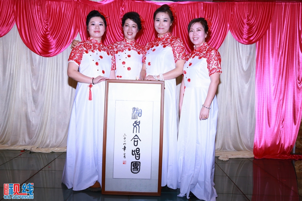 海南省湖南商会湘女合唱团排练现场实况图。（周宗贵 摄） (18).jpg