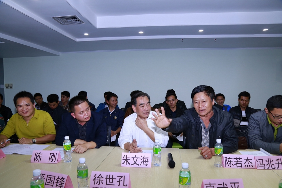 定安县餐饮烹饪协会第一届六次常务理事扩大会议现场实况。（周宗贵 摄） (24).jpg