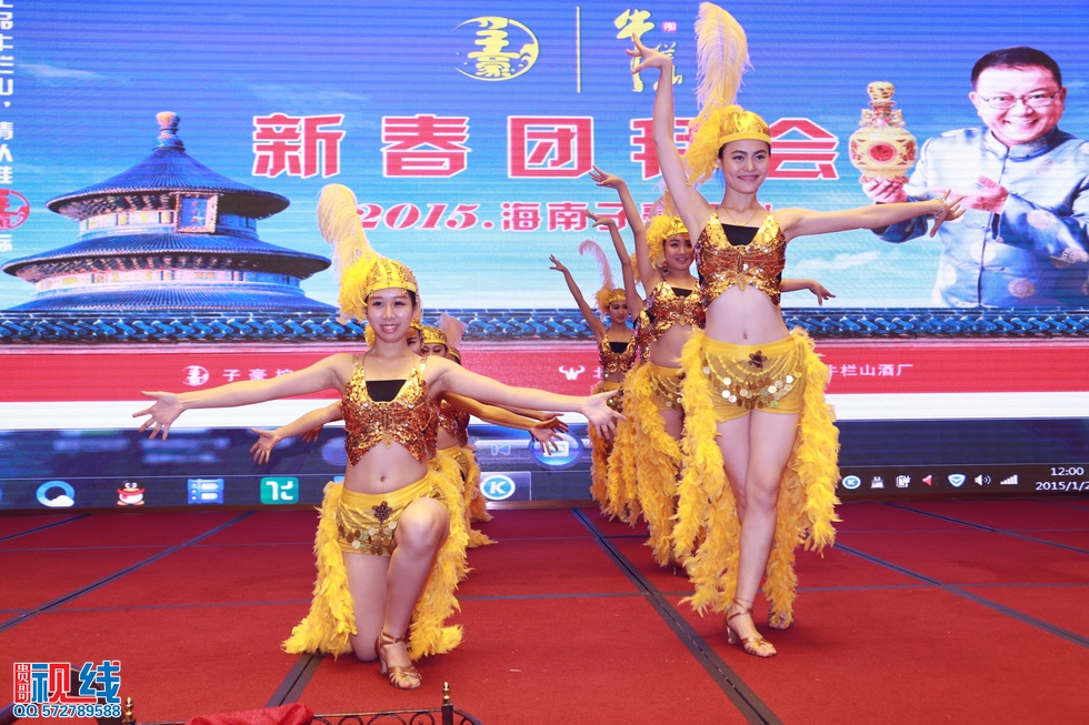 海南子豪酒业举办2015新春团拜会现场实况。（周宗贵 摄） (33).jpg