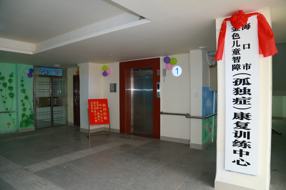 海口金色儿童智障（孤独症）康复训练中心乔迁揭牌。（周宗贵 摄） (37).jpg