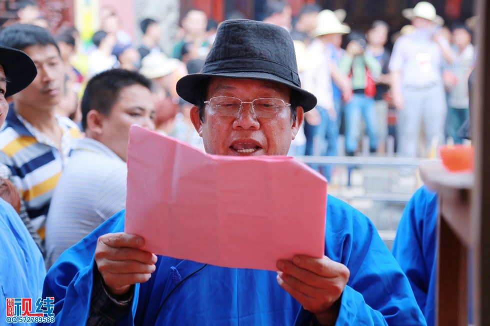 海南梁氏合族宗祠一期重修竣工回主庆典隆重举行。（周宗贵 摄） (16).jpg