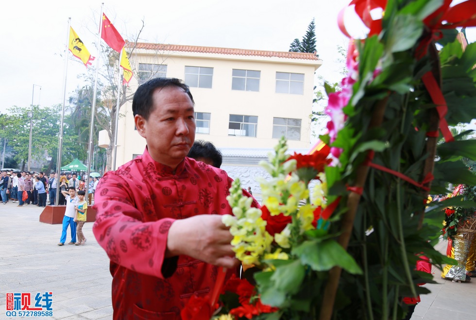 海南冯氏祭祖大典暨冼夫人文化节活动实况。（周宗贵 摄） (6).jpg