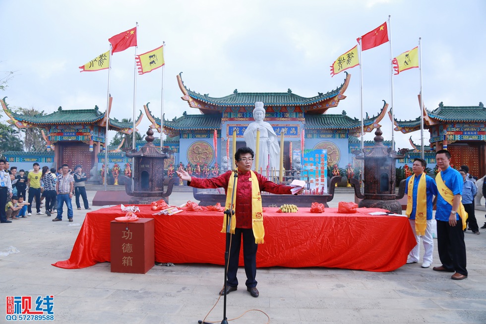 海南冯氏祭祖大典暨冼夫人文化节活动实况。（周宗贵 摄） (11).jpg