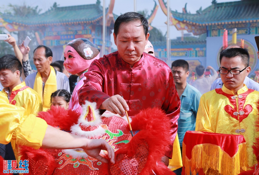 海南冯氏祭祖大典暨冼夫人文化节活动实况。（周宗贵 摄） (19).jpg