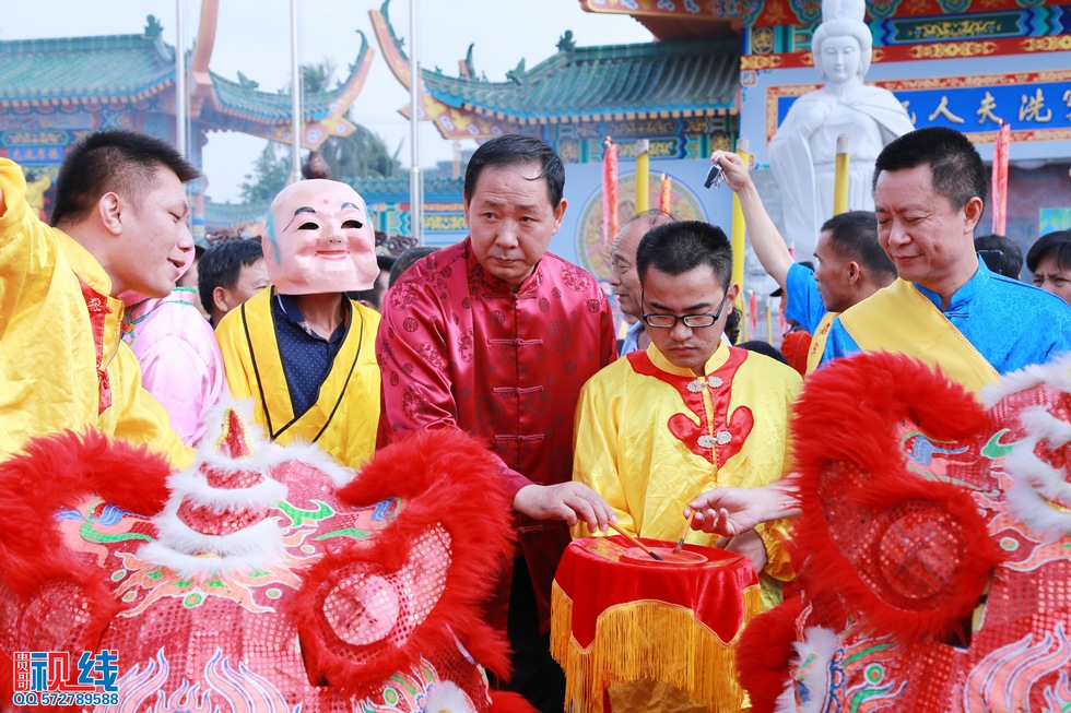 海南冯氏祭祖大典暨冼夫人文化节活动实况。（周宗贵 摄） (20).jpg
