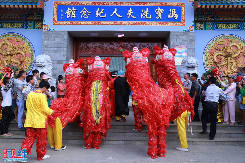 海南冯氏祭祖大典暨冼夫人文化节活动实况。（周宗贵 摄） (26).jpg