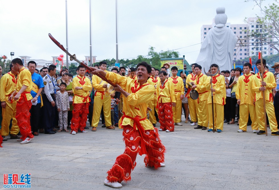 海南冯氏祭祖大典暨冼夫人文化节活动实况。（周宗贵 摄） (33).jpg