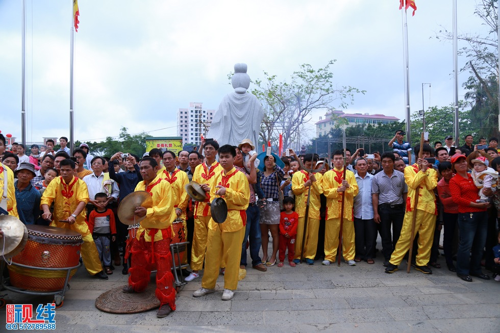 海南冯氏祭祖大典暨冼夫人文化节活动实况。（周宗贵 摄） (35).jpg