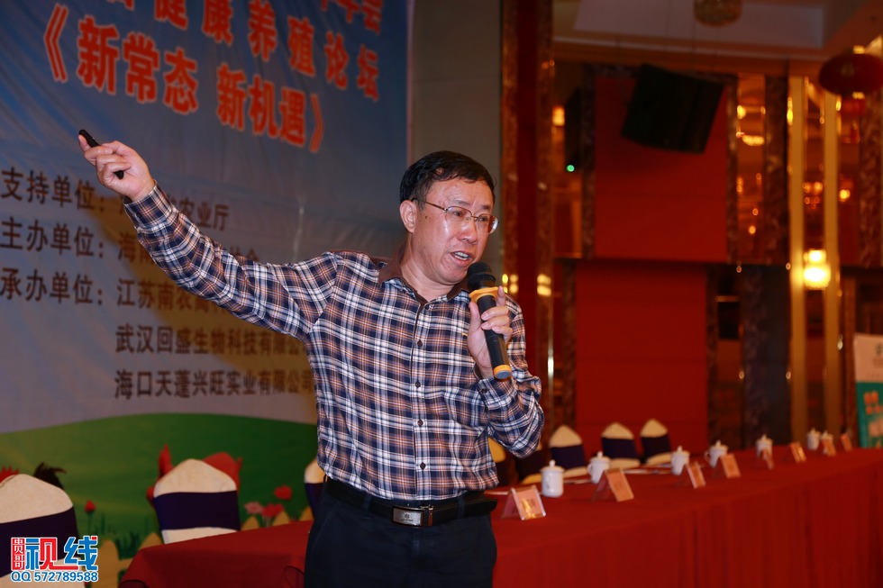 海南省畜牧业协会2014年年会暨第二届健康养猪论坛现场实况。（周宗贵 摄） (7).jpg