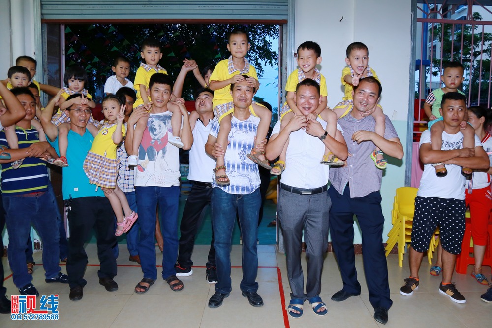 海口艺苗幼儿园举办父亲节活动   让爱传递之幸福家庭。（周宗贵 摄） (14).jpg